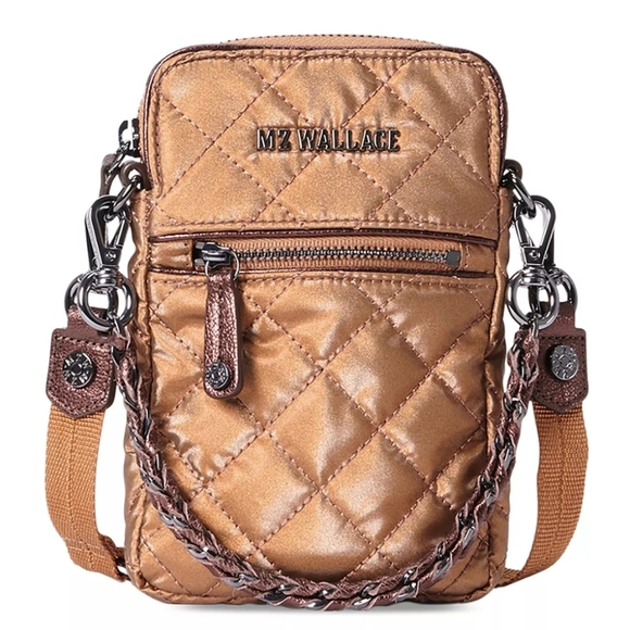 ♥️SOLD ♥️NWT Brand New, Micro Crosby Crossbody MZ Wallace. Tiger Eye Pearl. - Picture 3 of 6